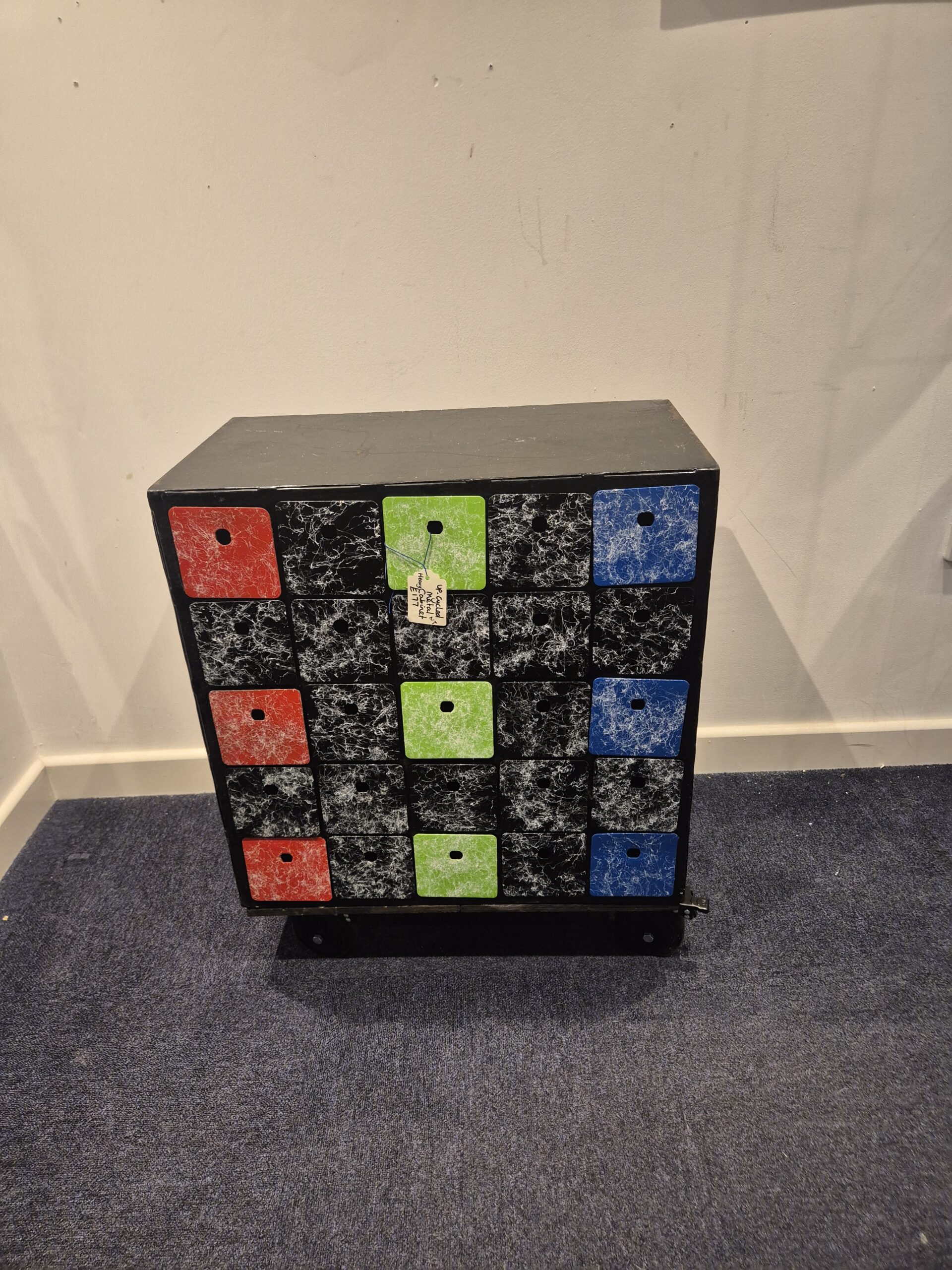 UPCYCLED METAL CABINET